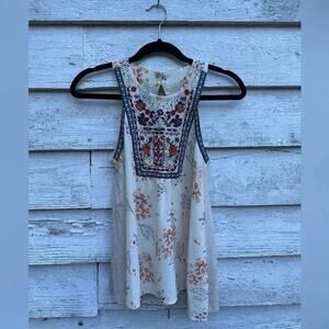 Jolt Blouse sleeveless Embellished Bohemian Lace